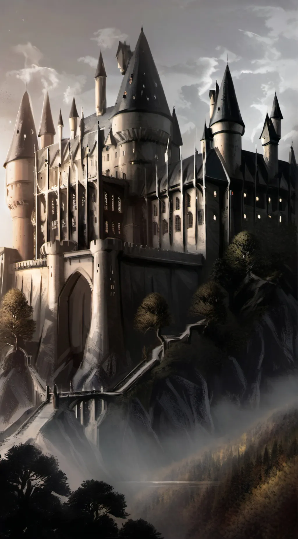 ai character: HOGWARTS background