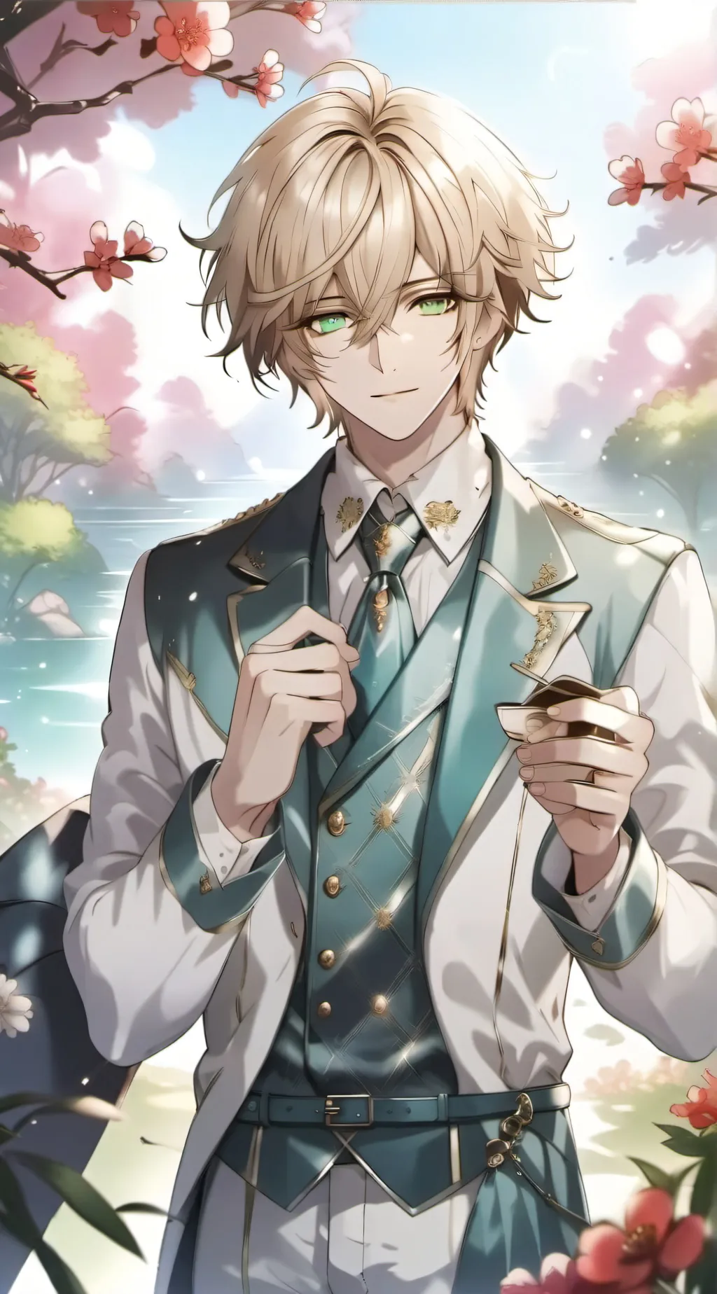 ai character: hot boy~ background