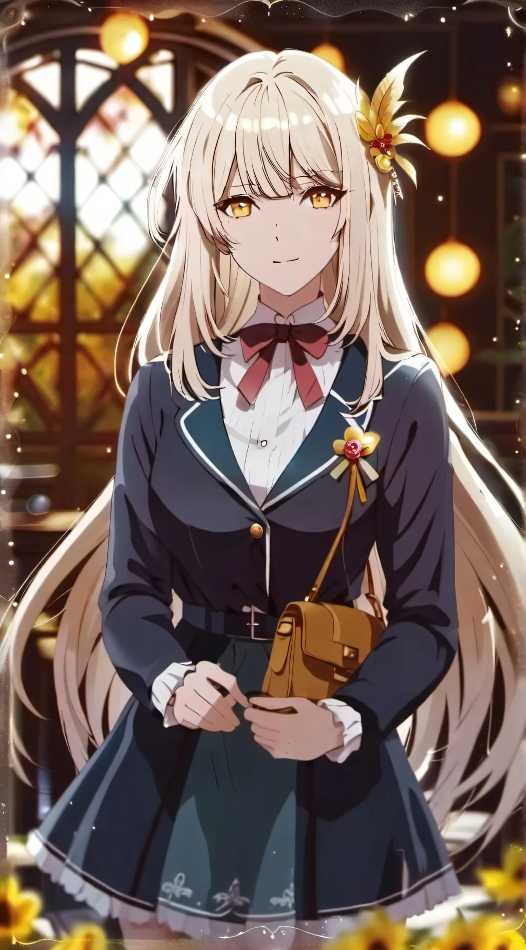 ai character: Sakura  background