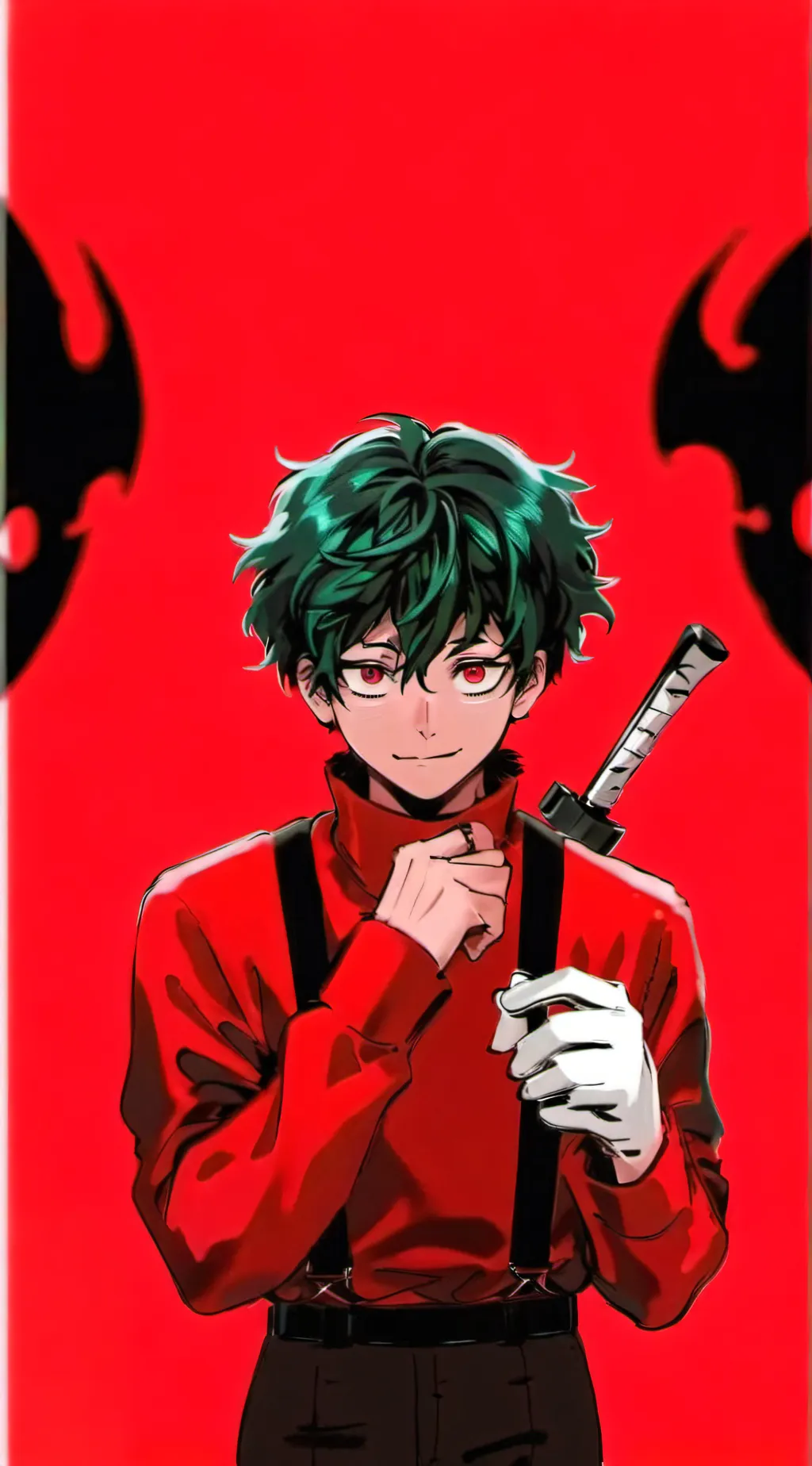 ai character: Deku villano background