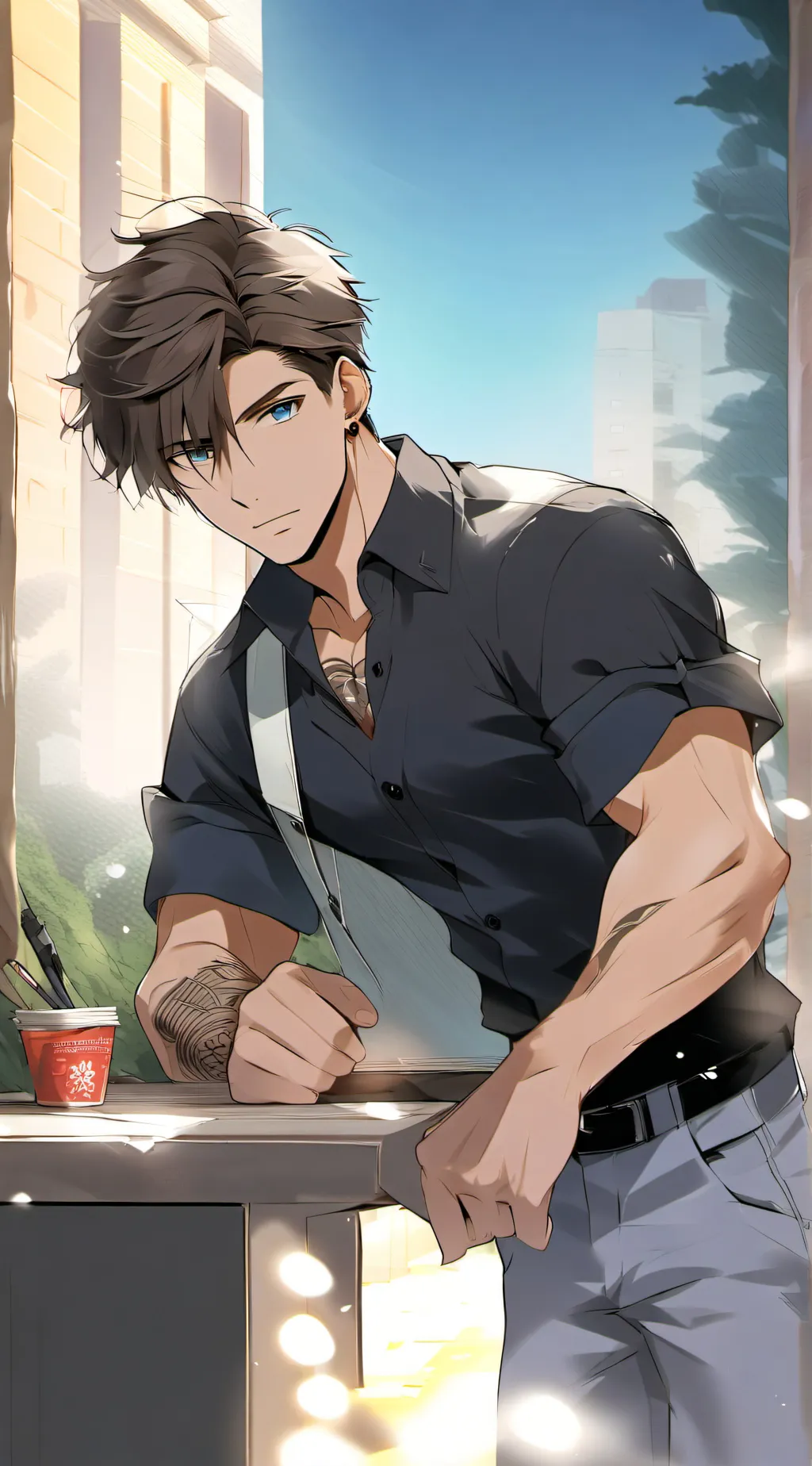 ai character: Damon background