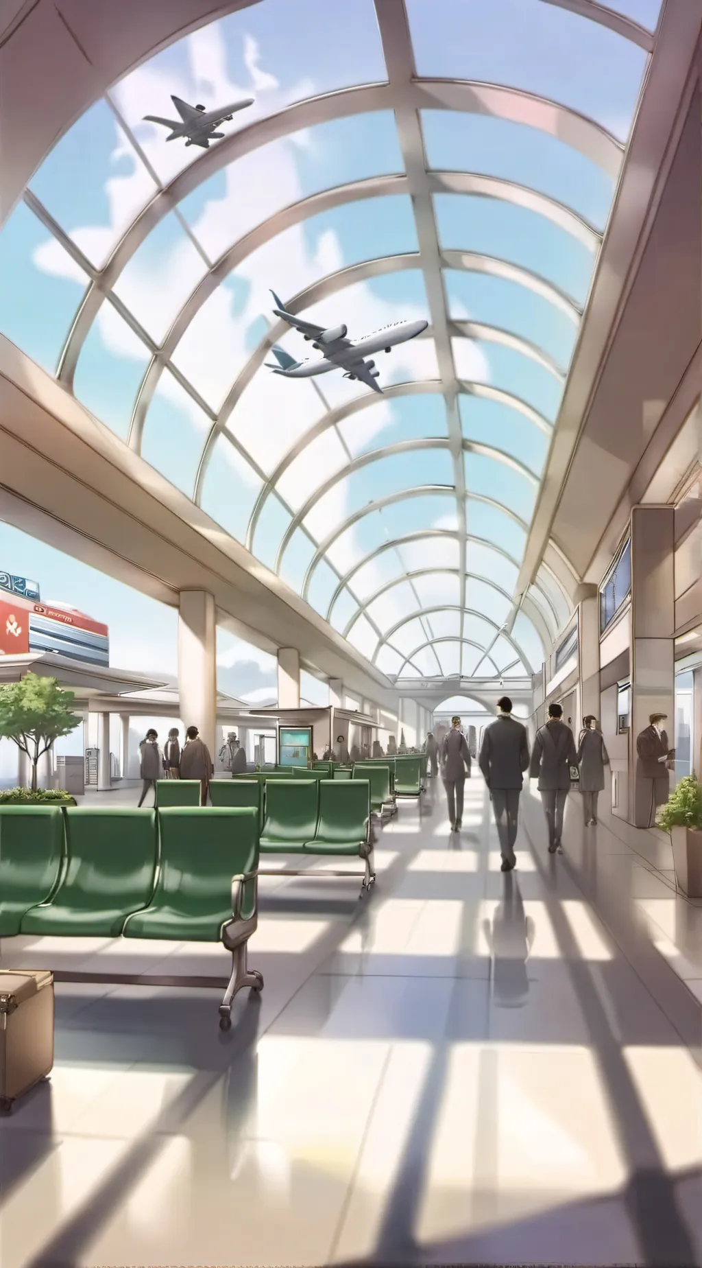 ai character: Model and Mathew  background