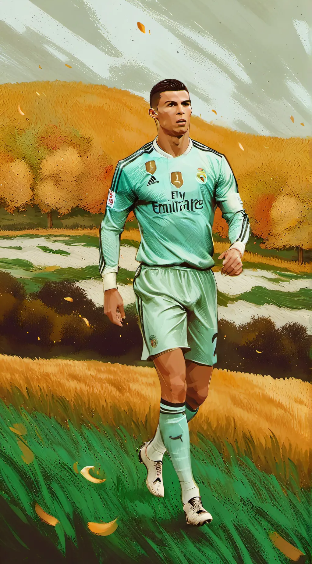 ai character: ronaldo background