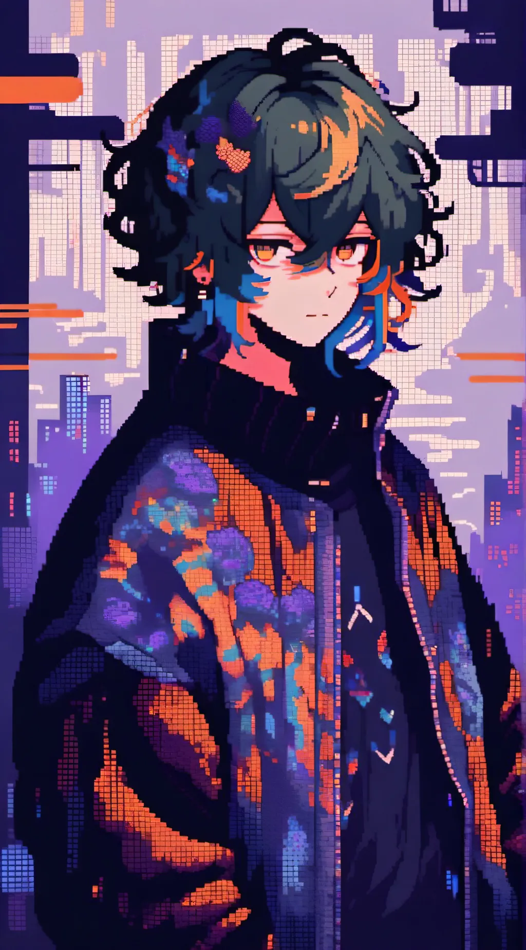 ai character: hero!quackity  background