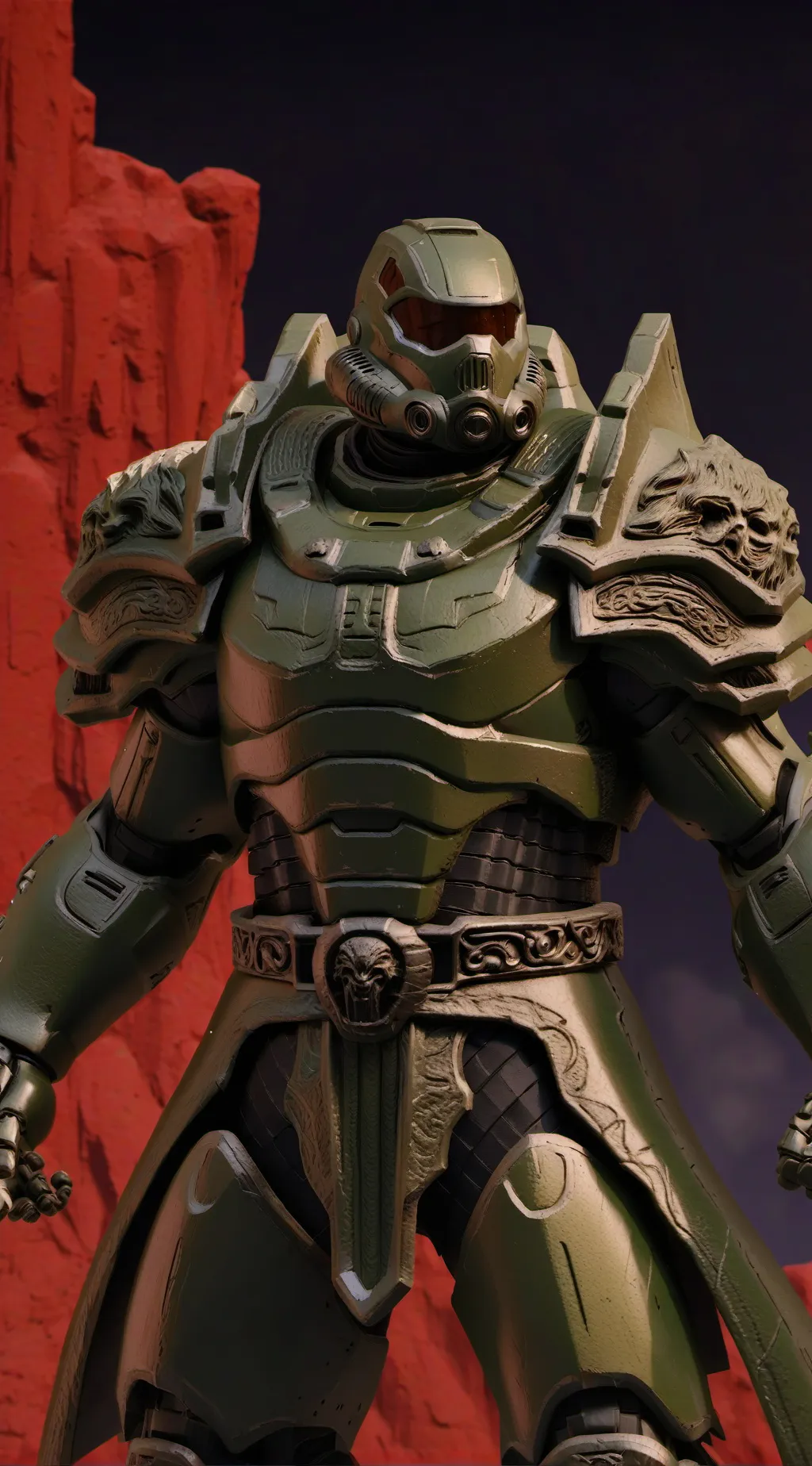 ai character: doom  background