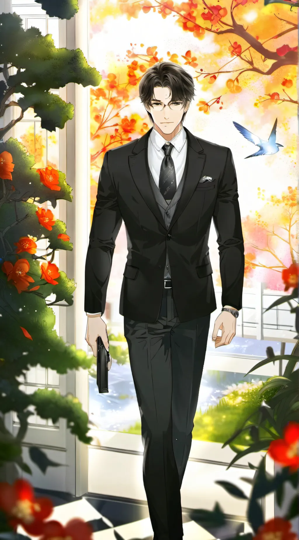 ai character: Adex  background