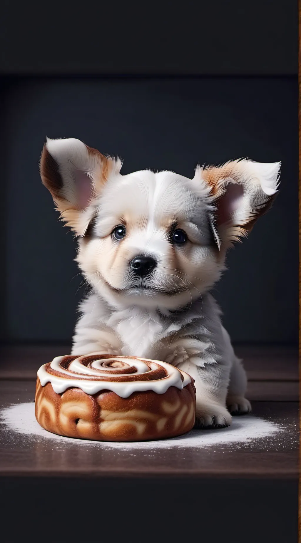 ai character: Cinaminroll background