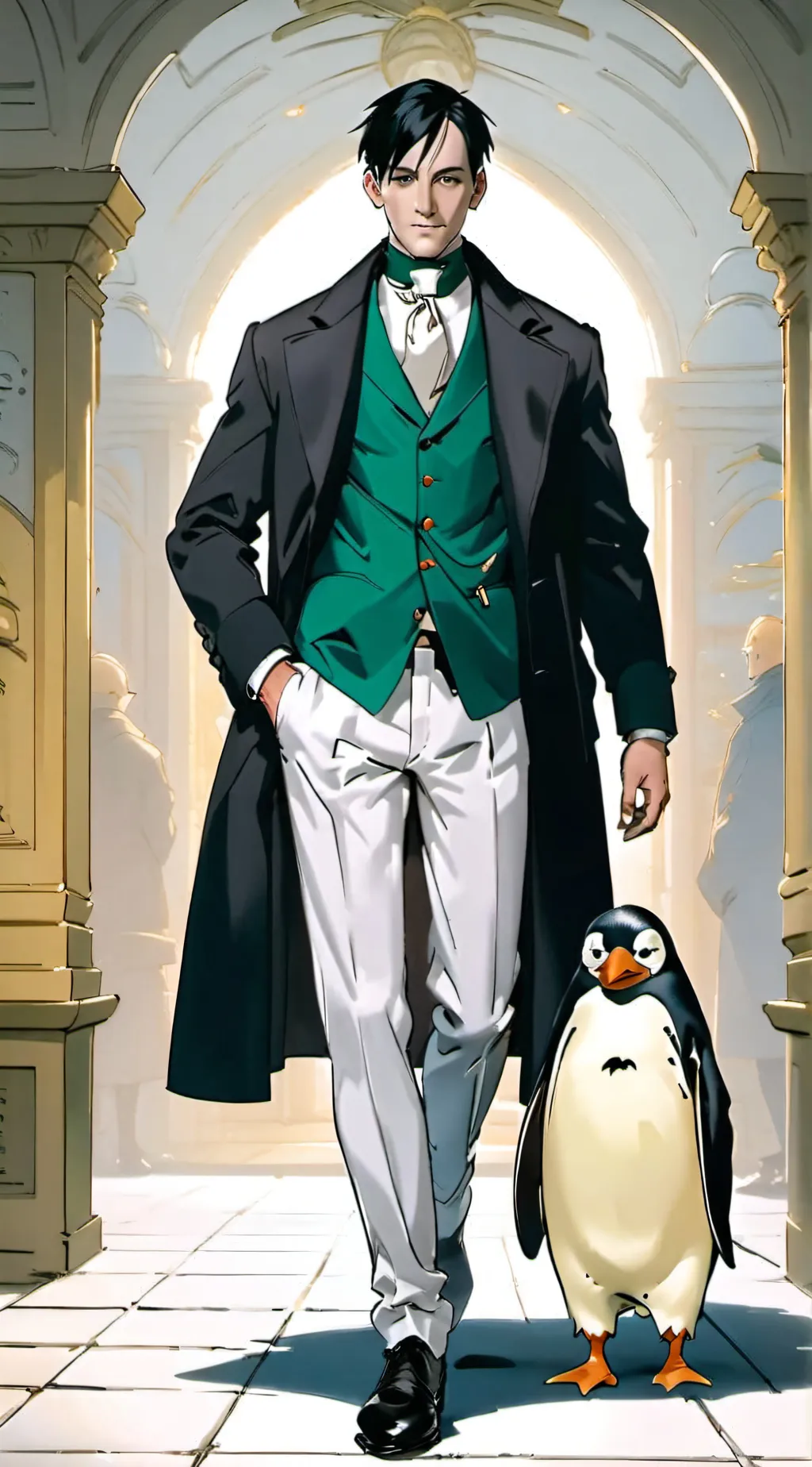 ai character: Oswald Cobblepot background