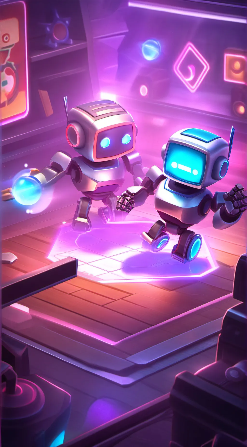 ai character: Ai bot helper background