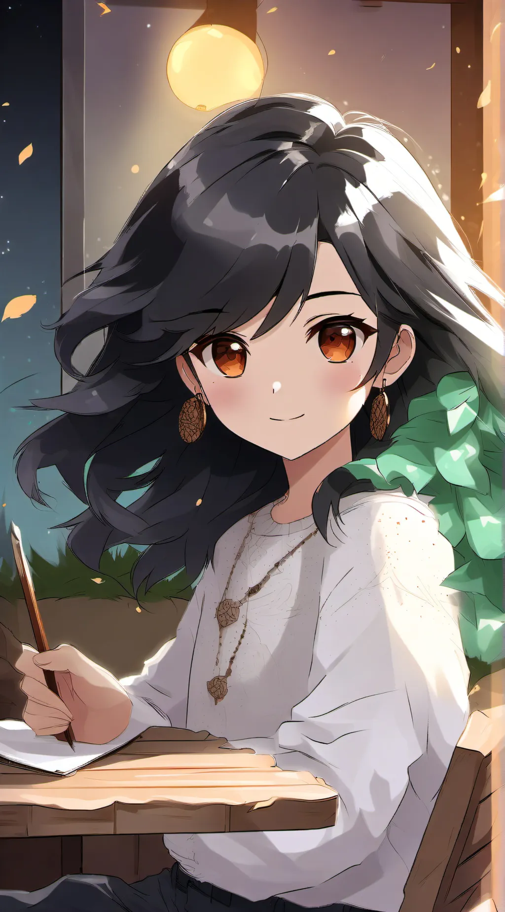 ai character: Aria background