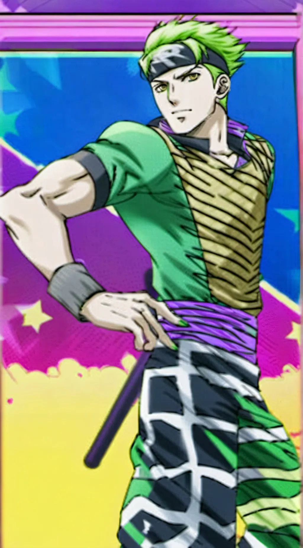 ai character: rohan kikishbe  background