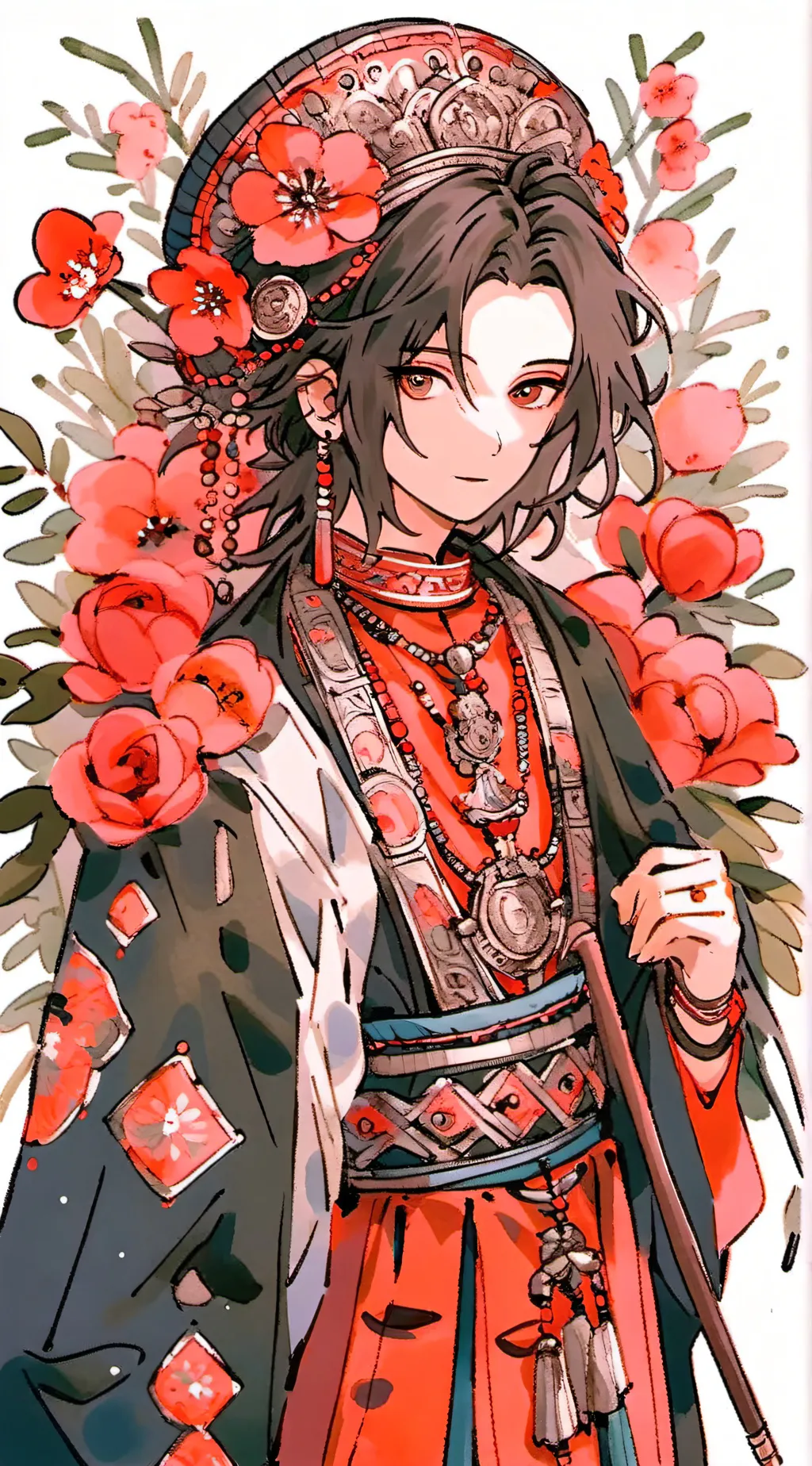 ai character: earth background