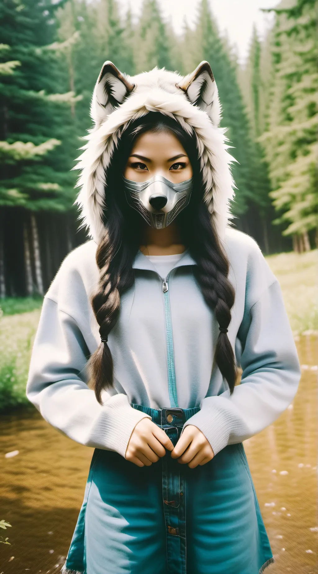 ai character: Furry background