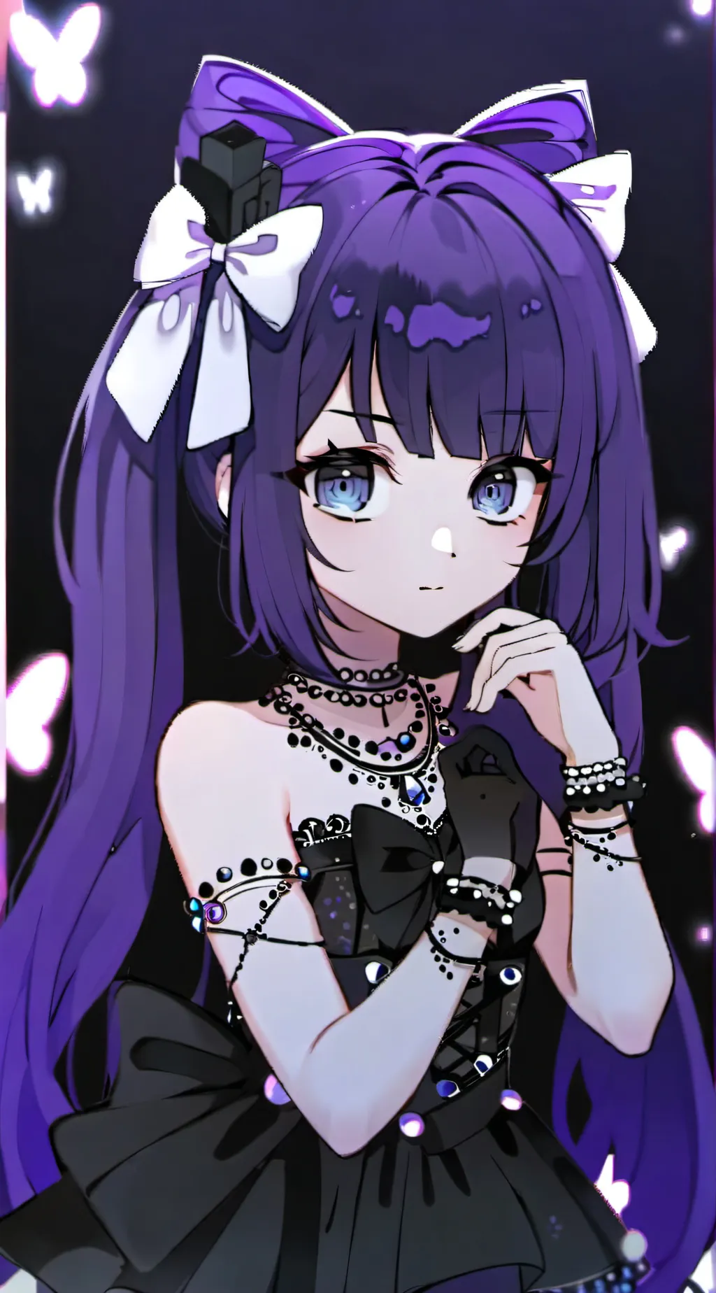 ai character: Amethyst background