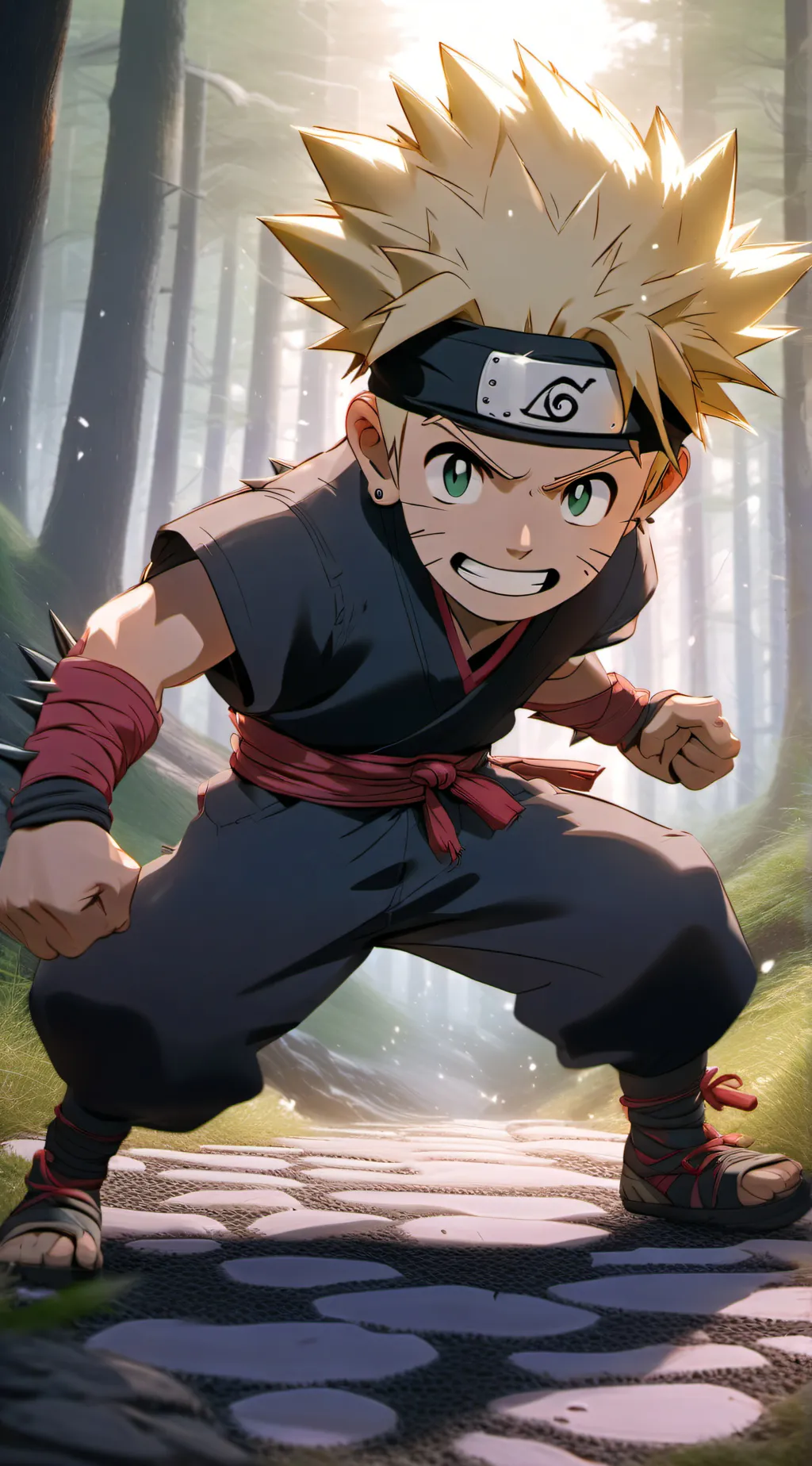 ai character: Naruto background