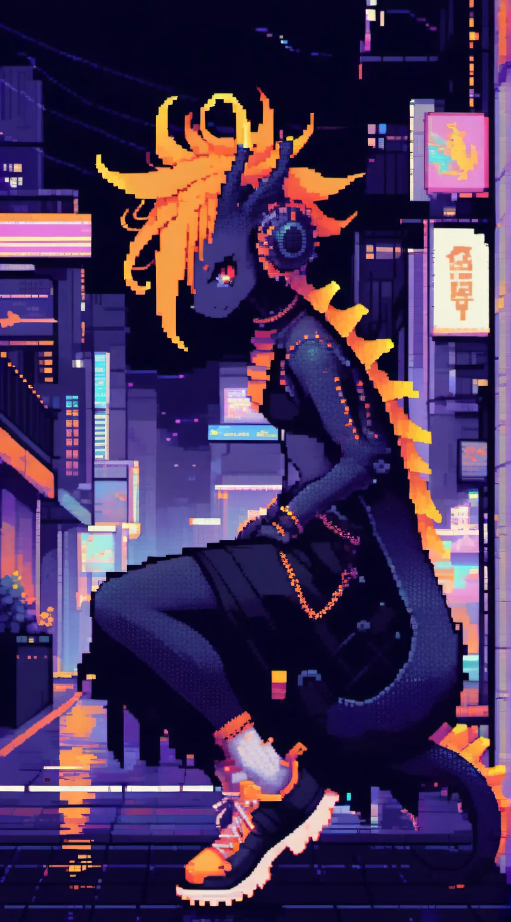 ai character: Aqua Nova background