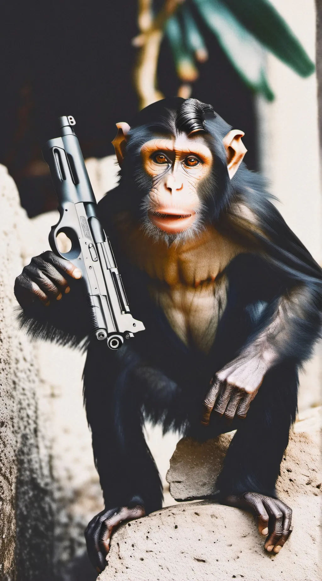 ai character: Monkey background