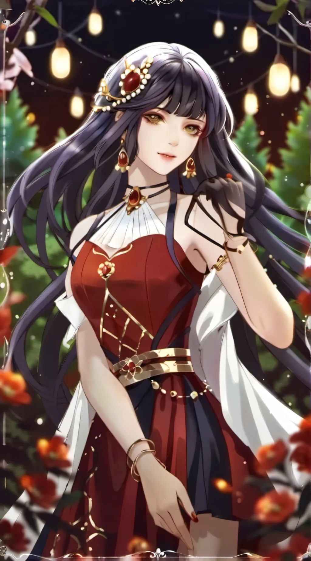 ai character: yuki-san💐 background