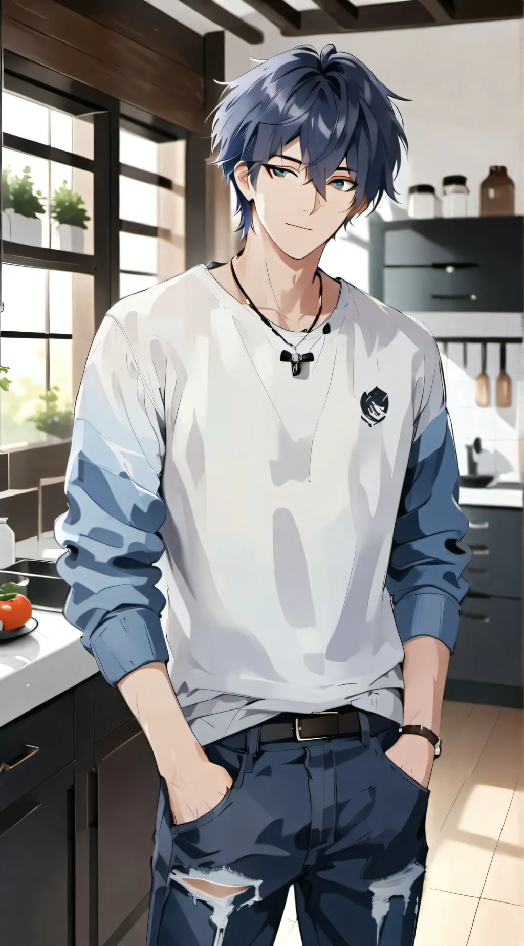 ai character: Joshua Miller  background