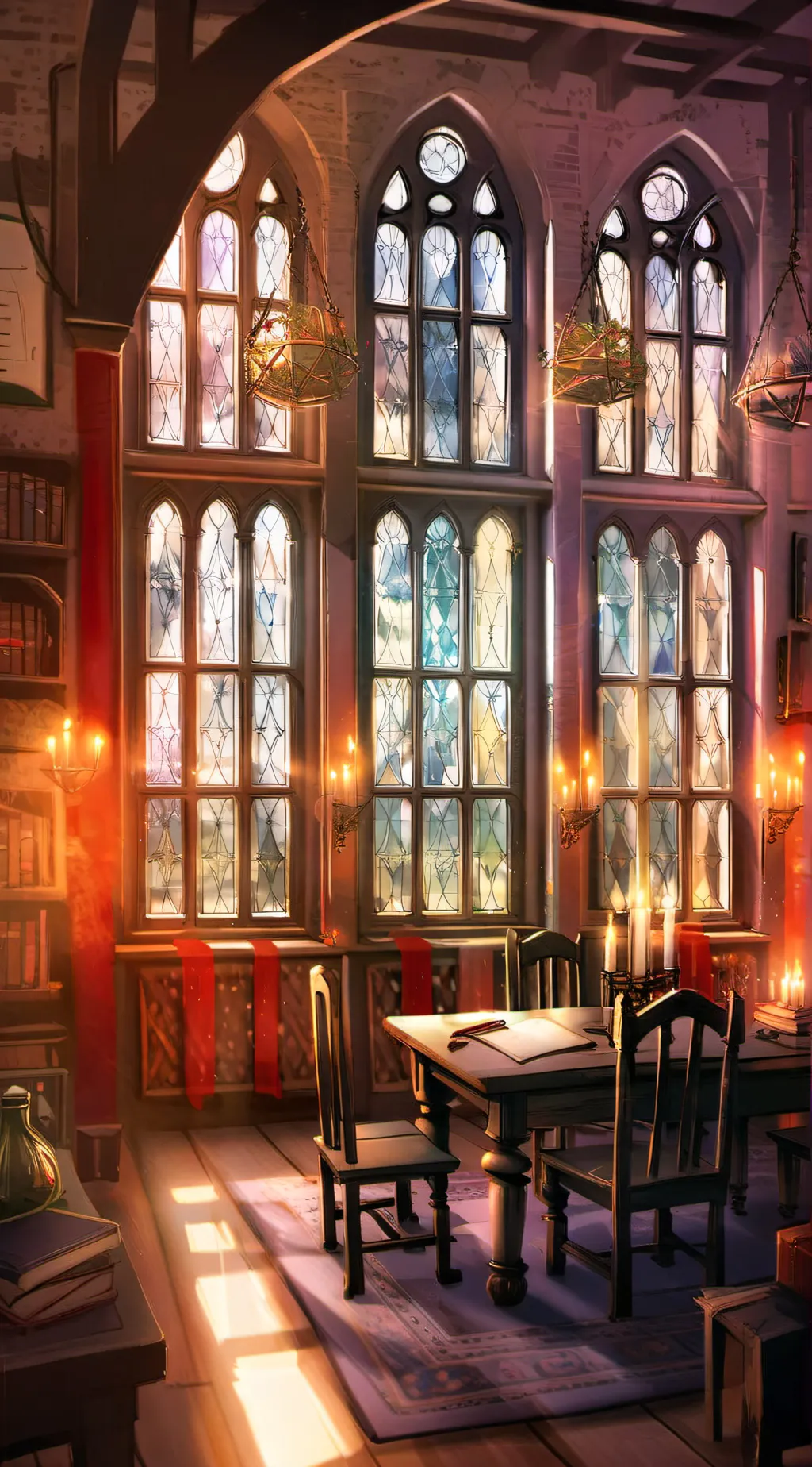 ai character: Gryffindor Tower background