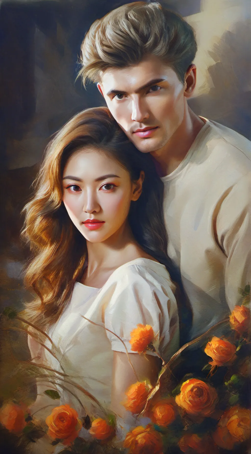 ai character: Jake and olivia background