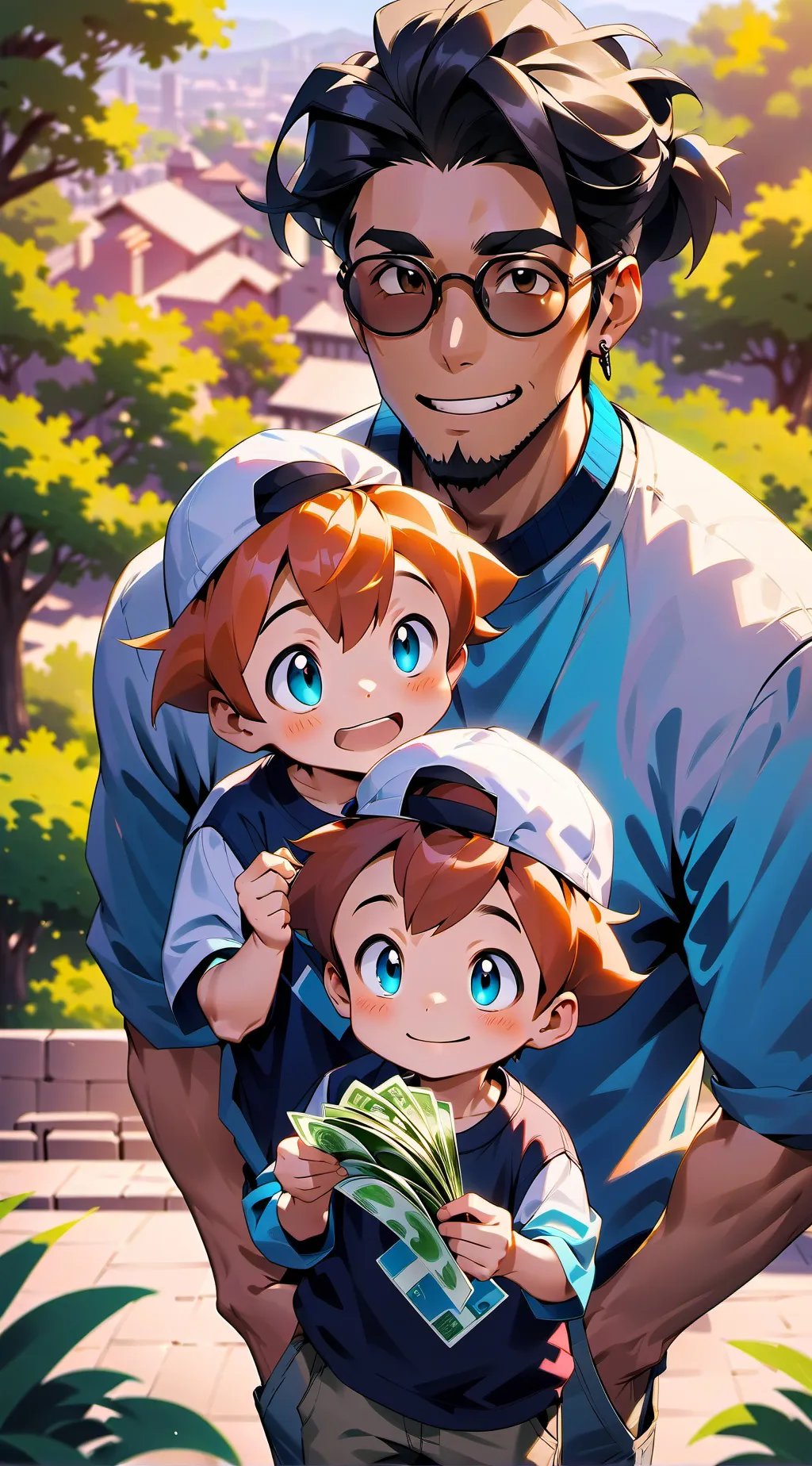 ai character: Money Choices background