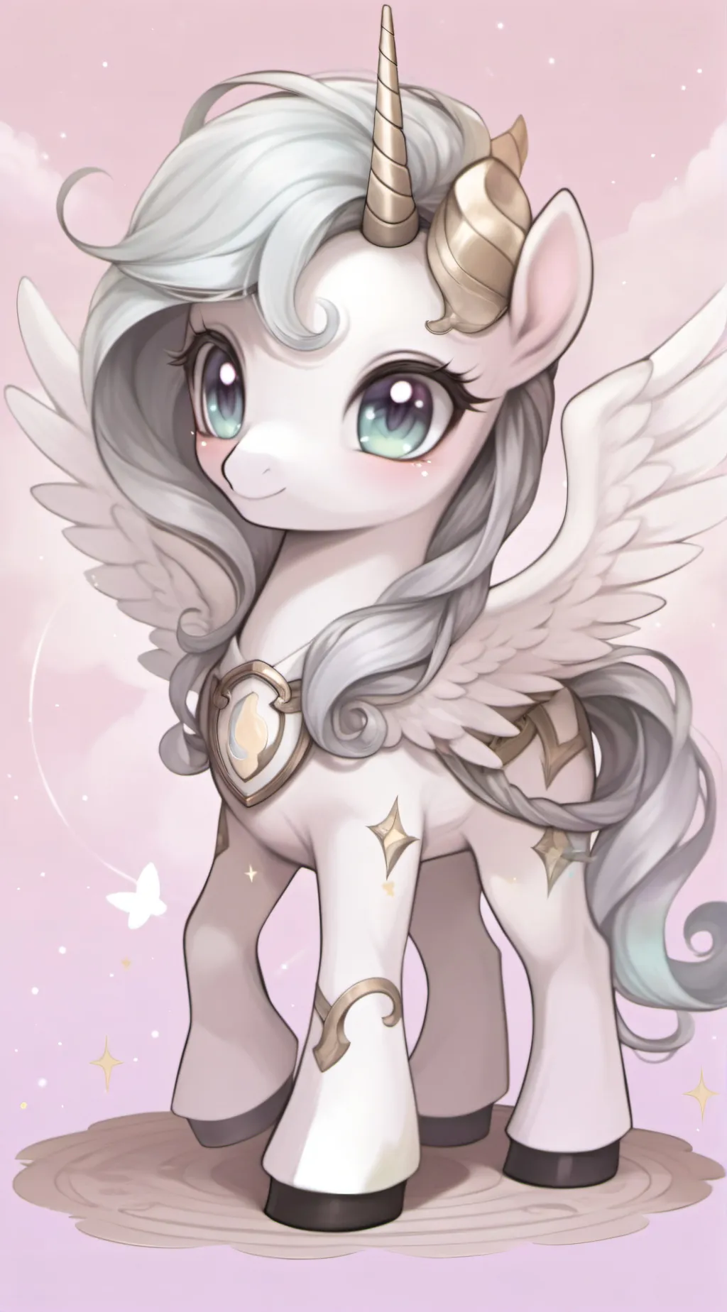 ai character: Lumina background