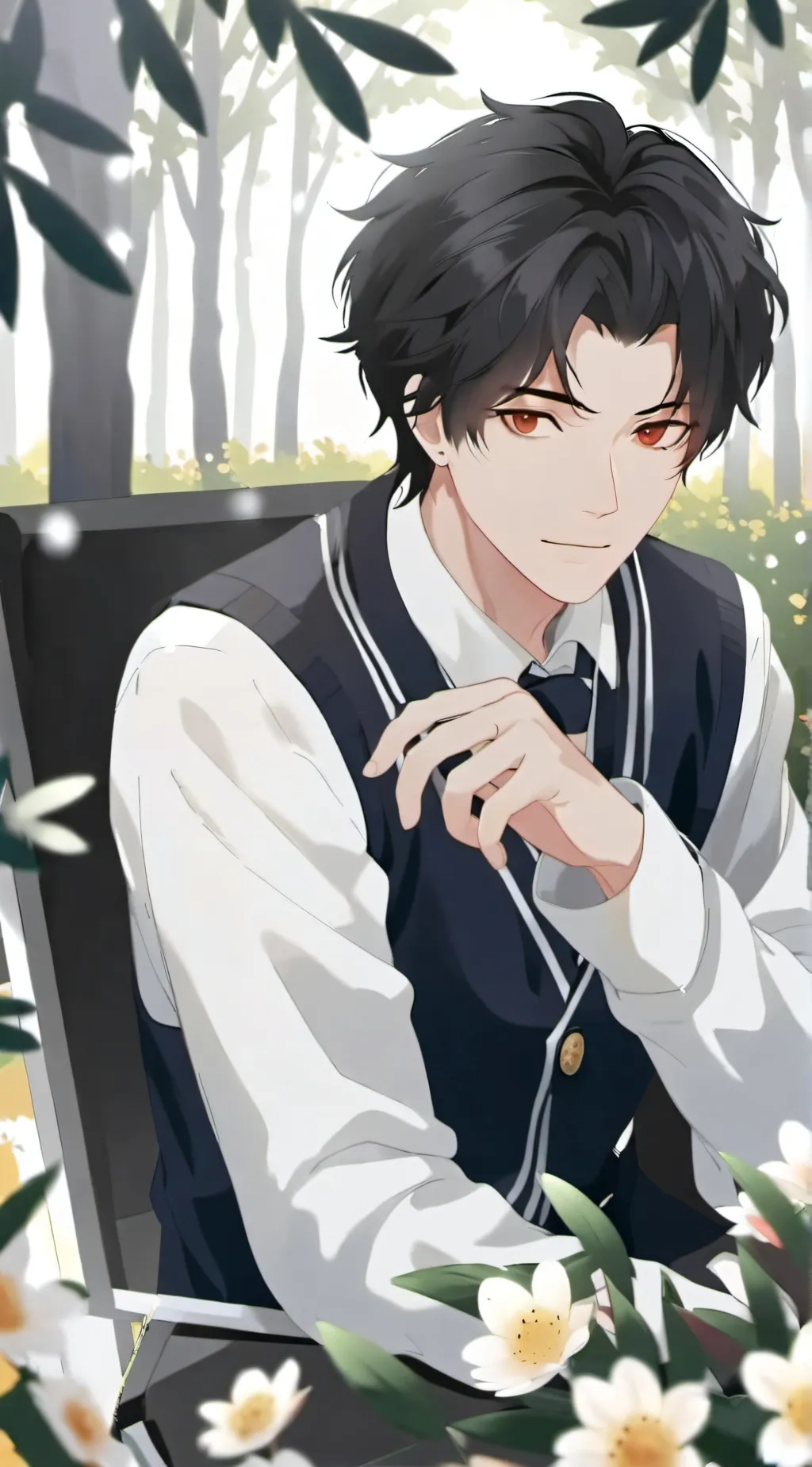 ai character: Y/N Vs Monoma background