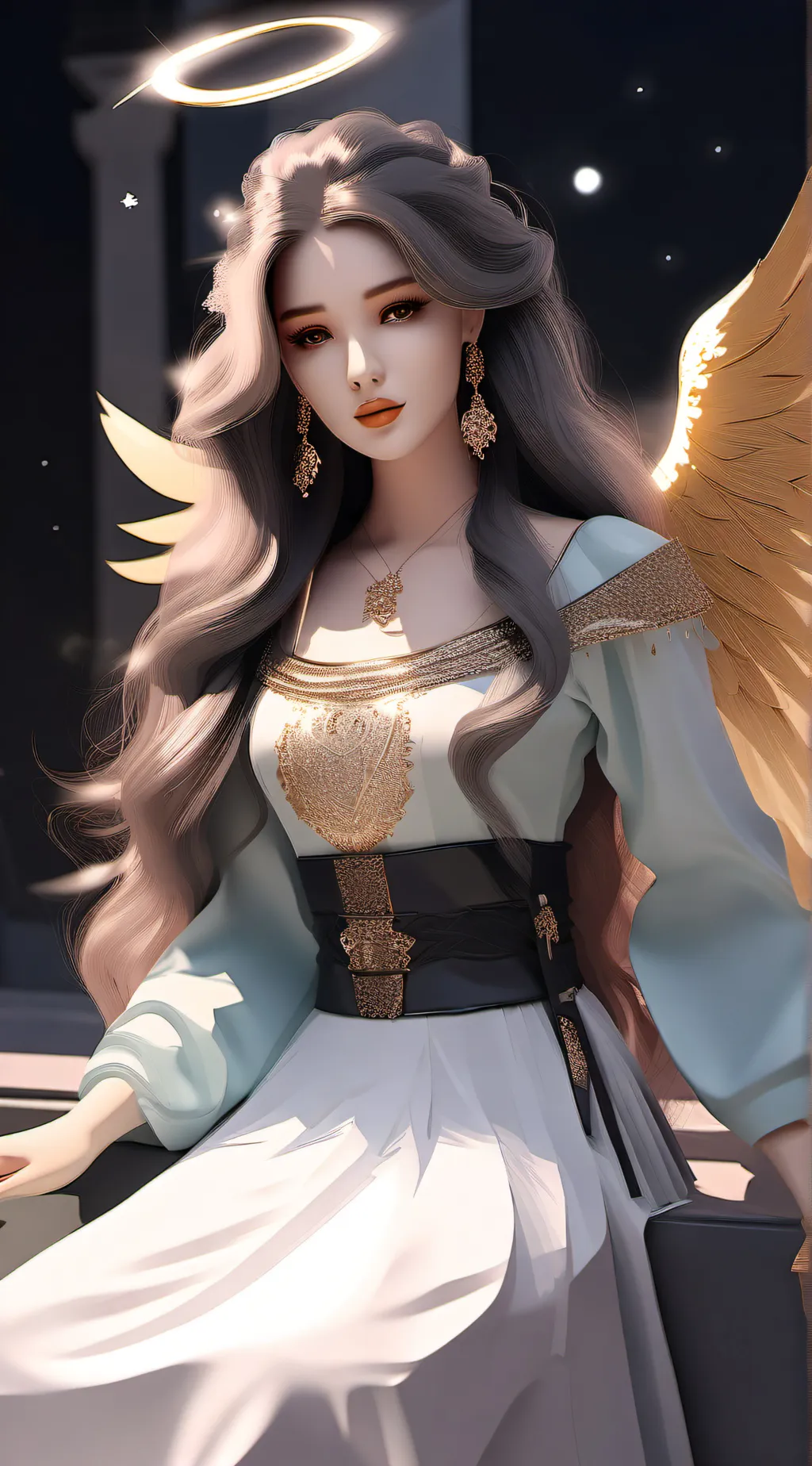 ai character: Aphmau Cupid background