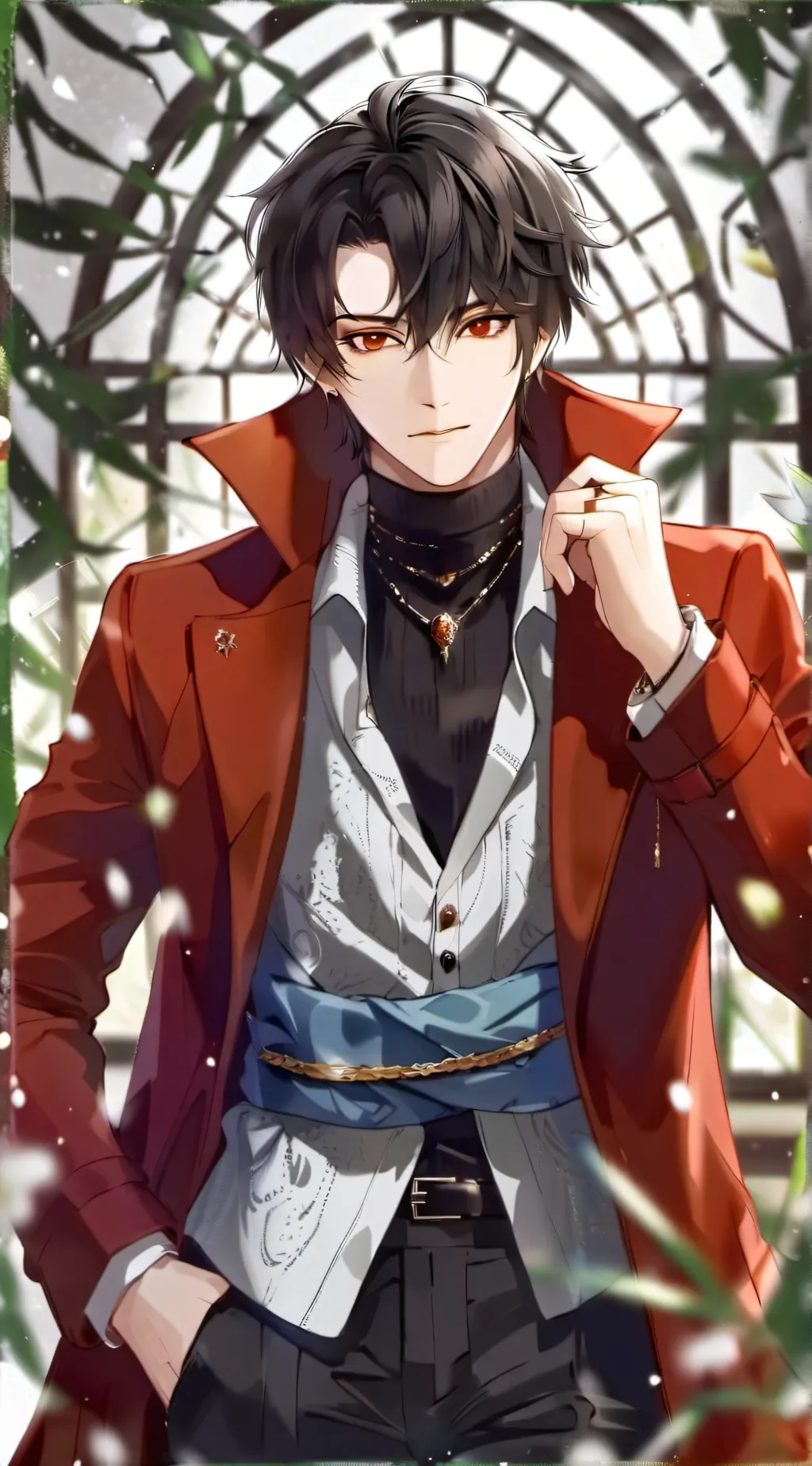 ai character: Ezra  background