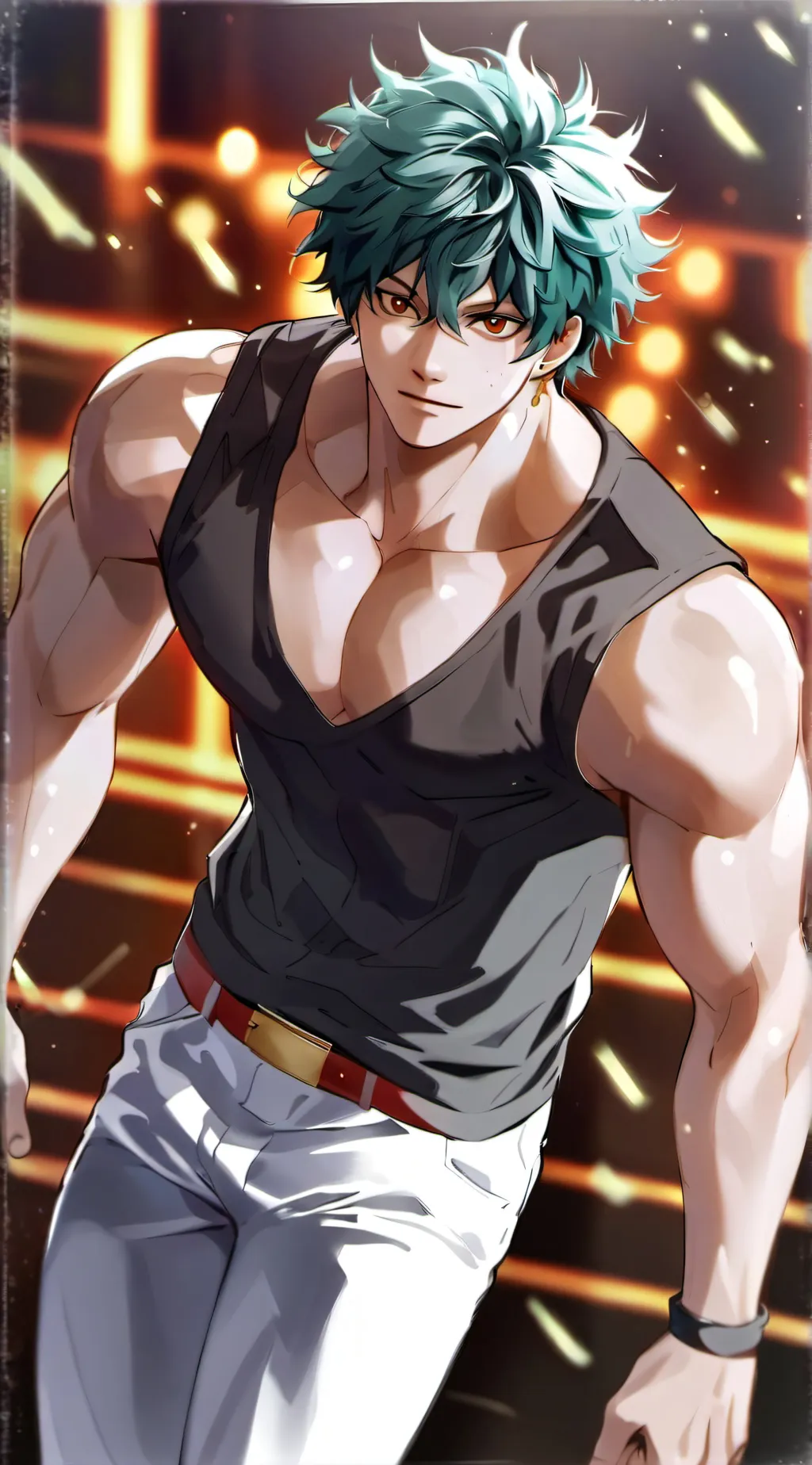 ai character: MHA dekus brother  background