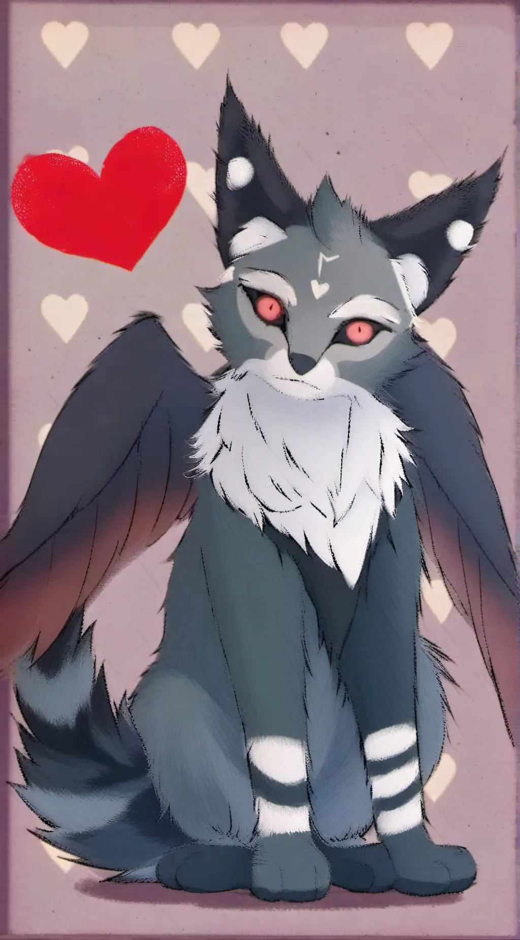 ai character: HuskerDust background