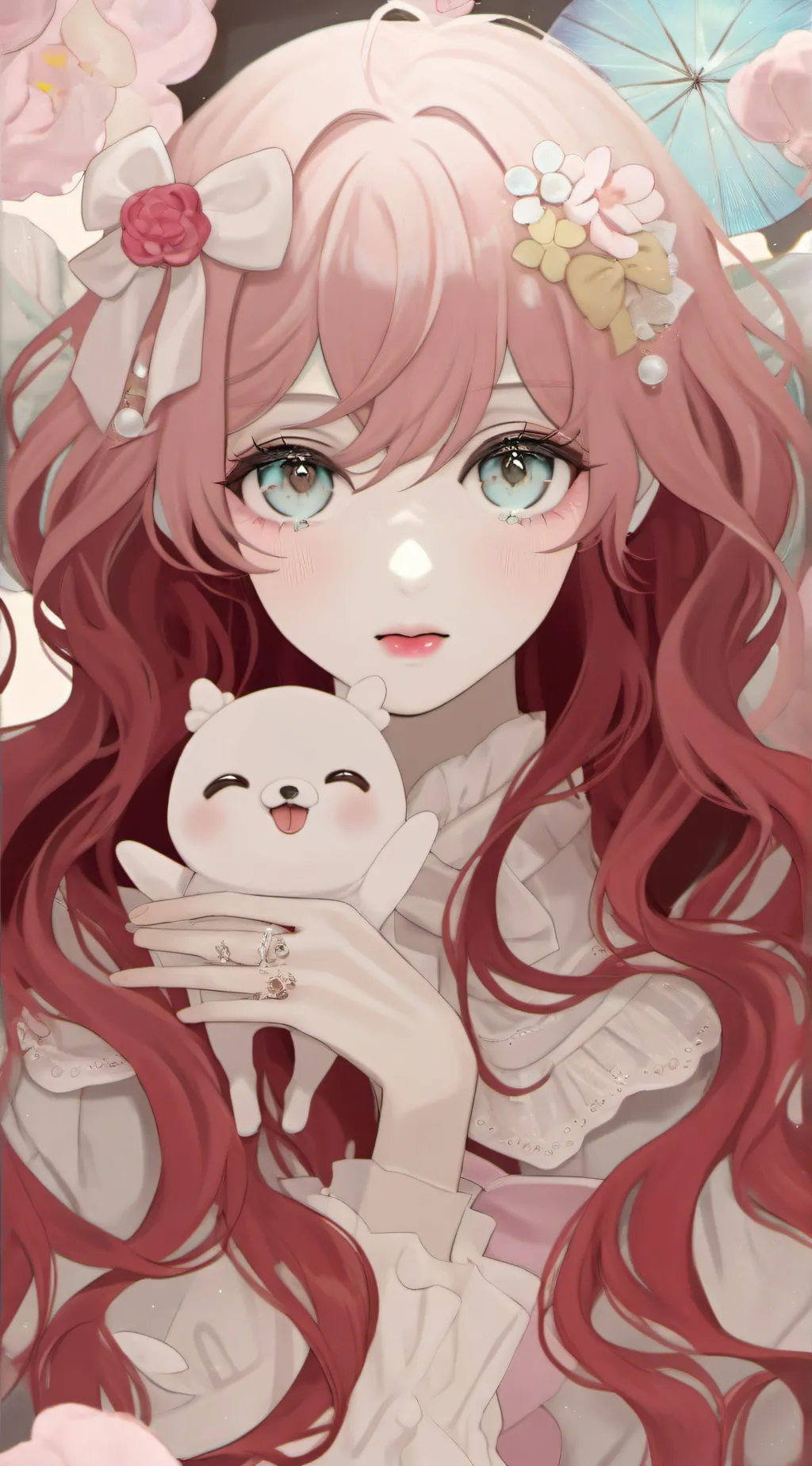 ai character: Rose background