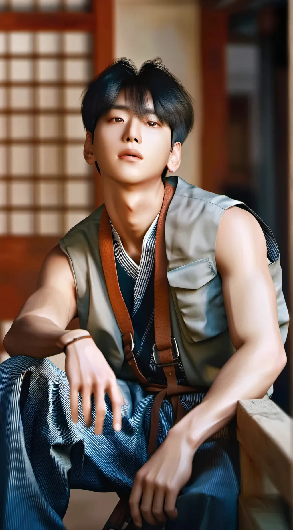 ai character: Jeon Jungkook 3D background