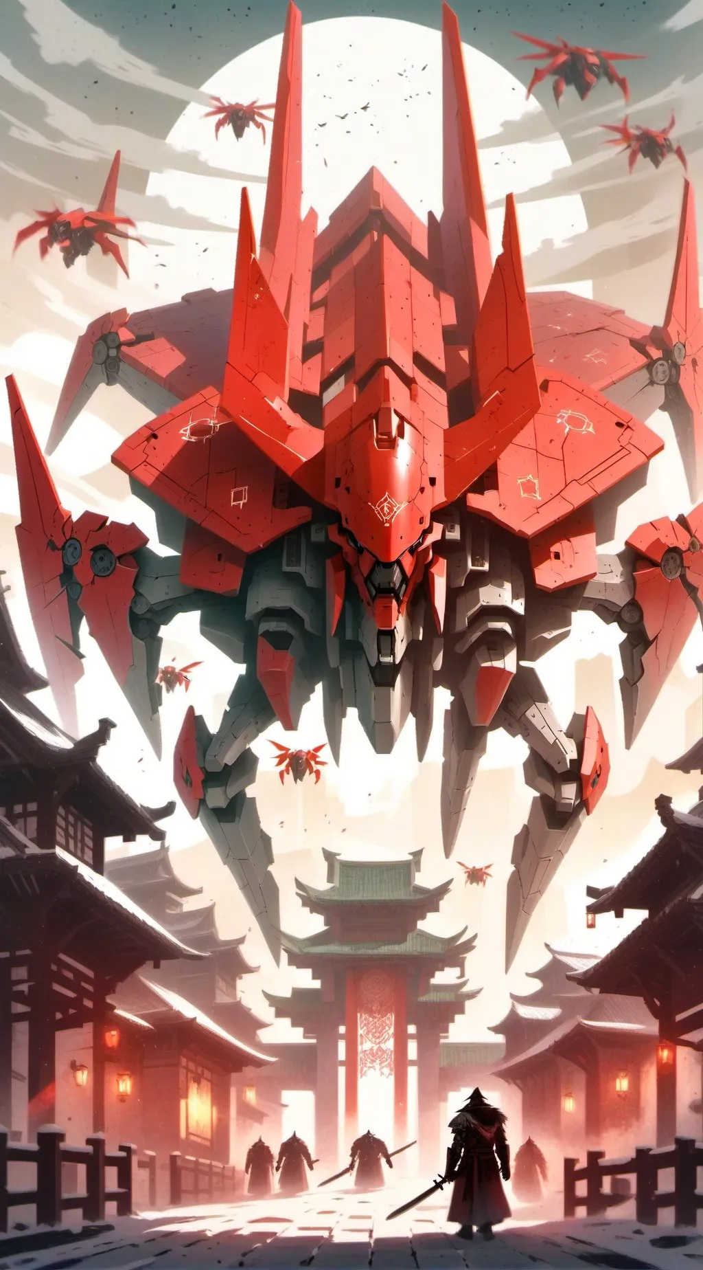 ai character: Murder Drones  background