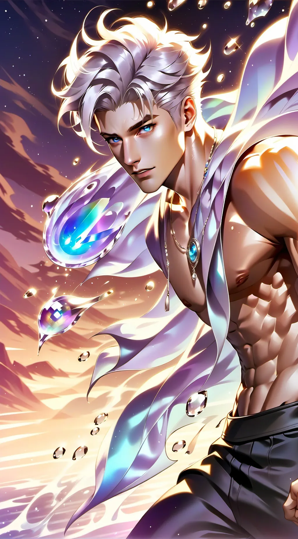 ai character: •Gojo satoru• background