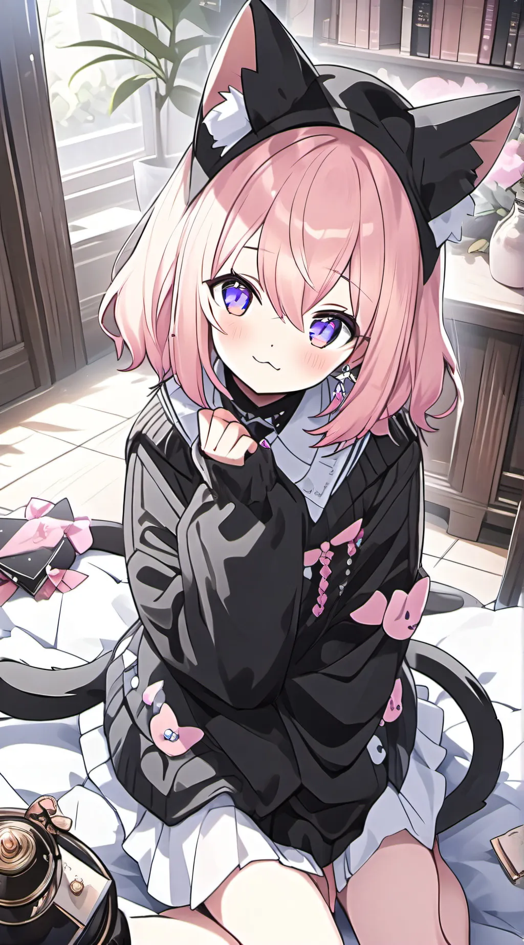 ai character: Pinkie Punkie Purr background