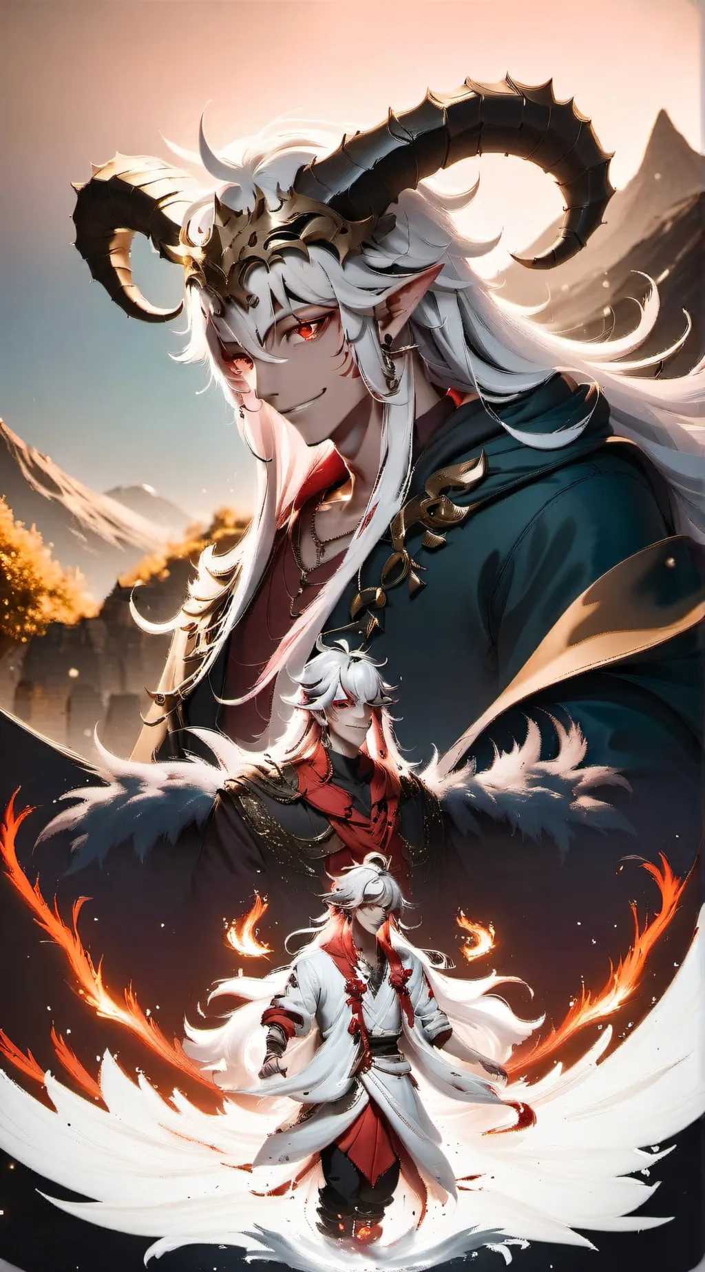 ai character: ausmodeus. (18+) background