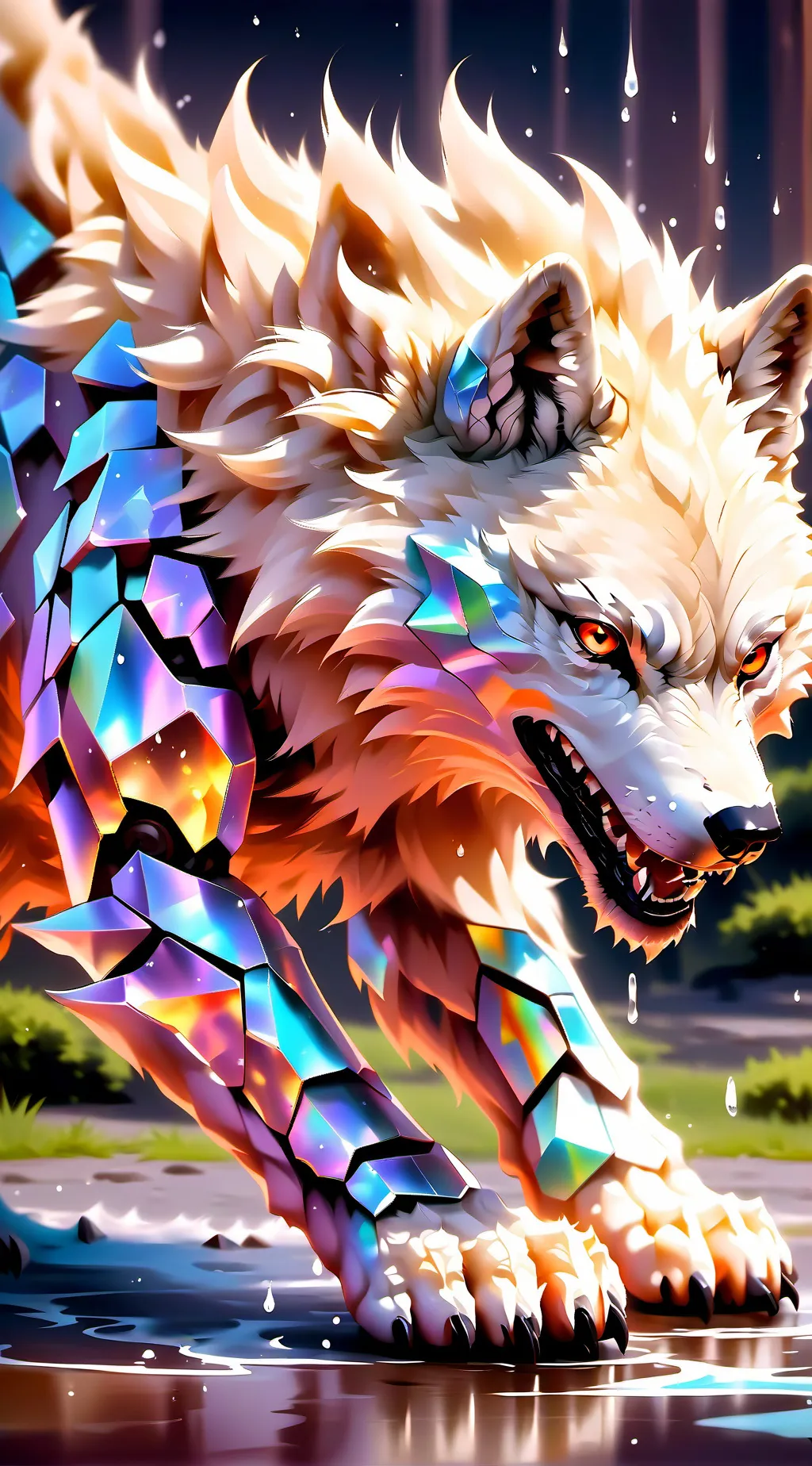 ai character: Katsuki Bakugo  background