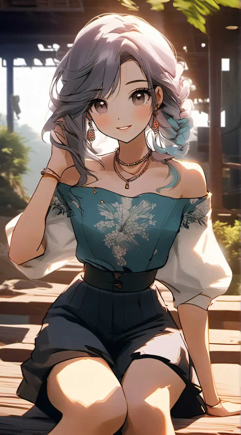 ai character: Hailey background