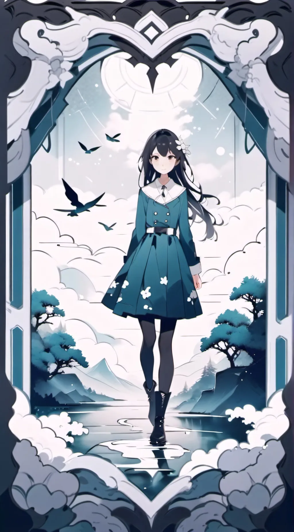 ai character: ash background