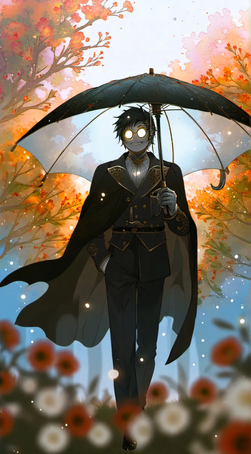 ai character: Sebastian solace  background