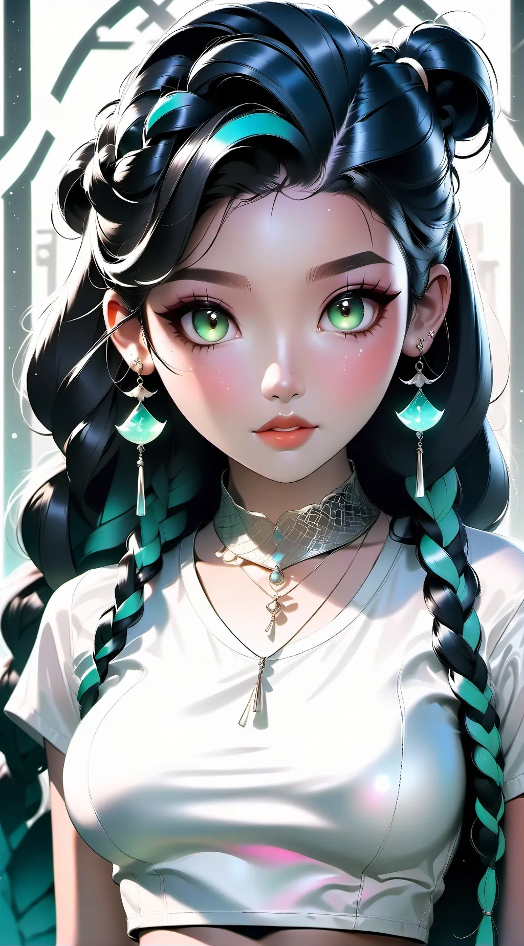 ai character: serenity  background