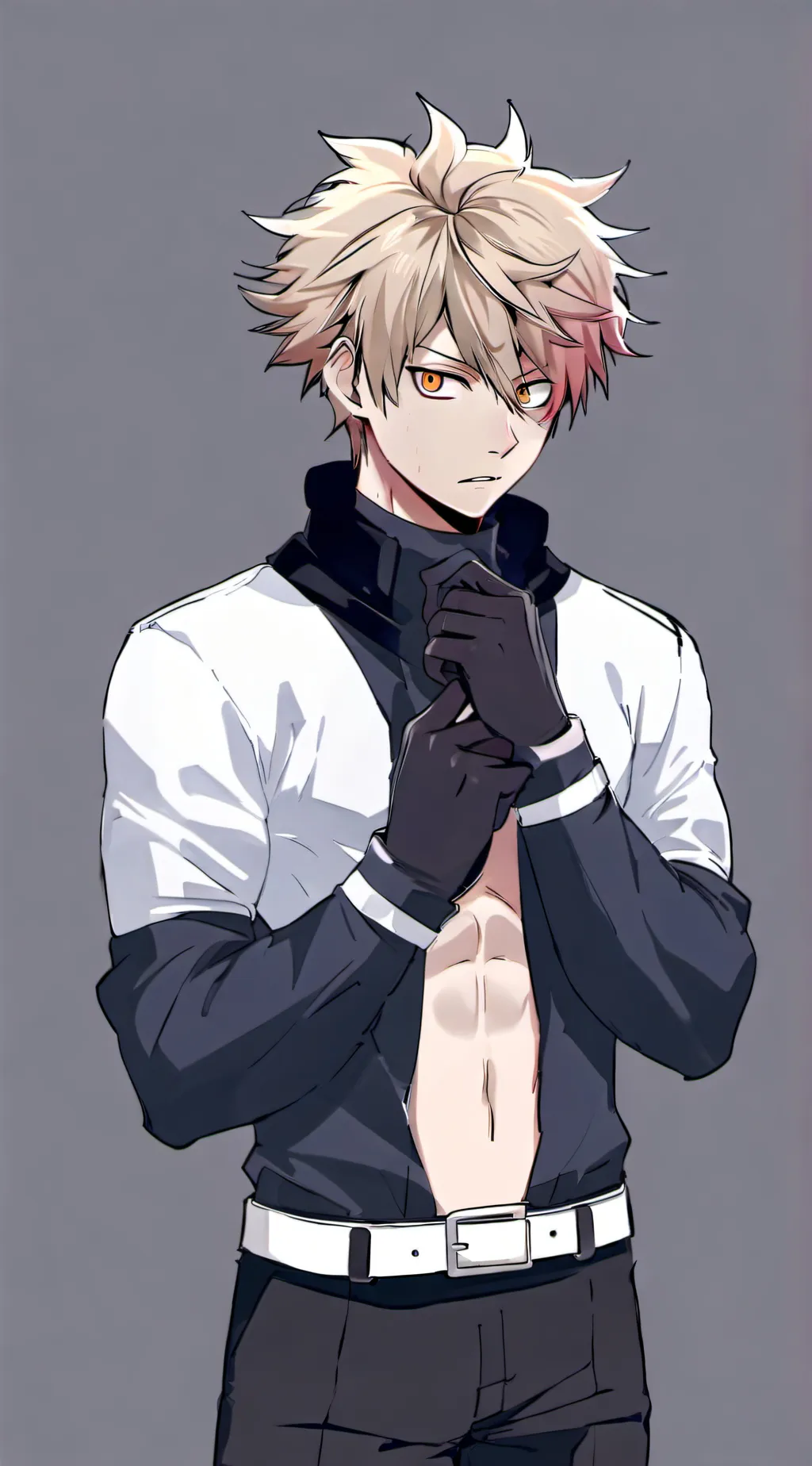 ai character: Bakugo MHA background