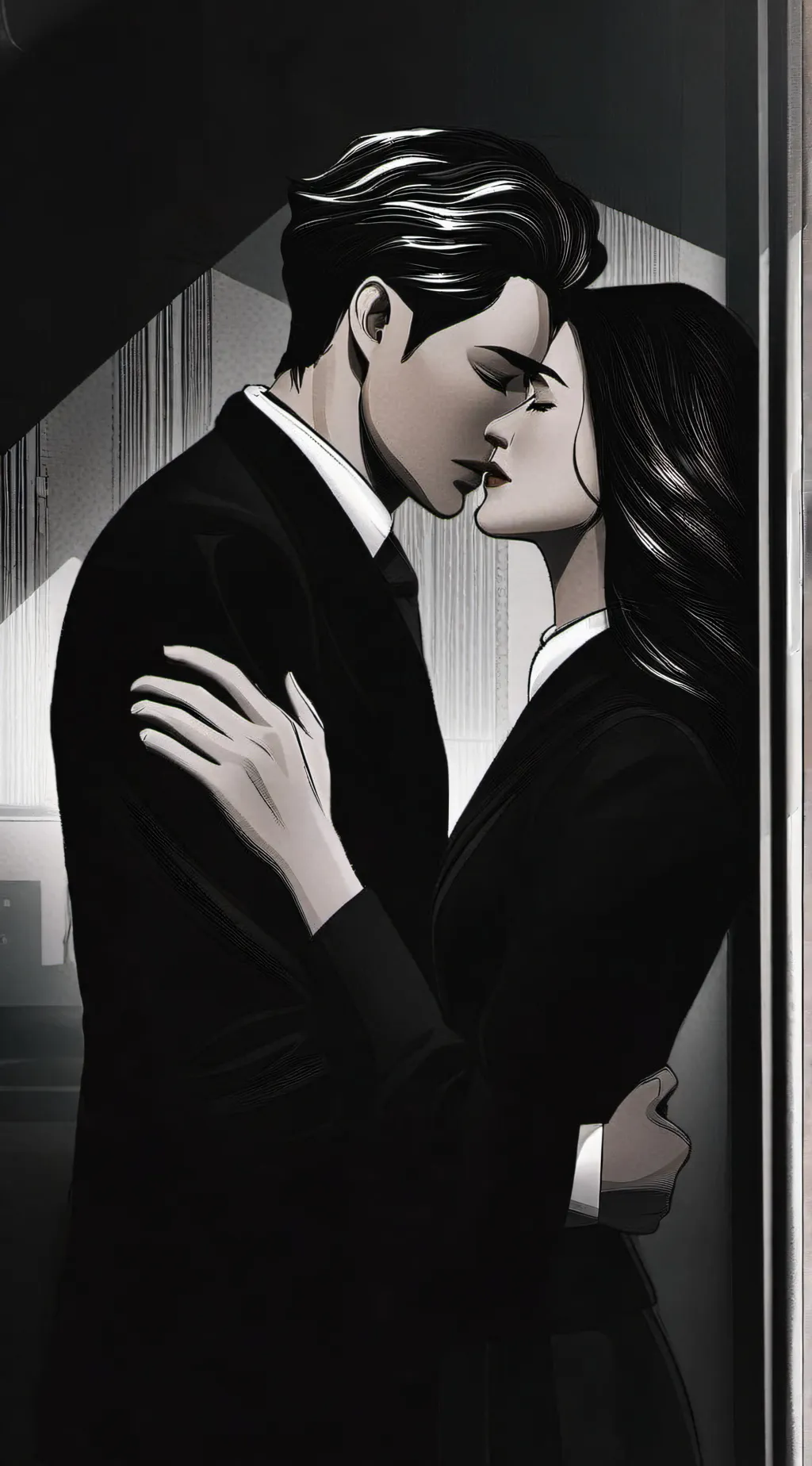 ai character: Abraham Grey background