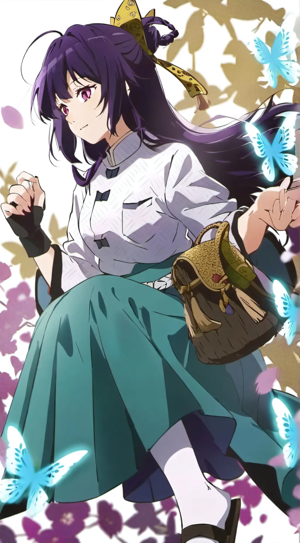 ai character: Shinobu kocho background