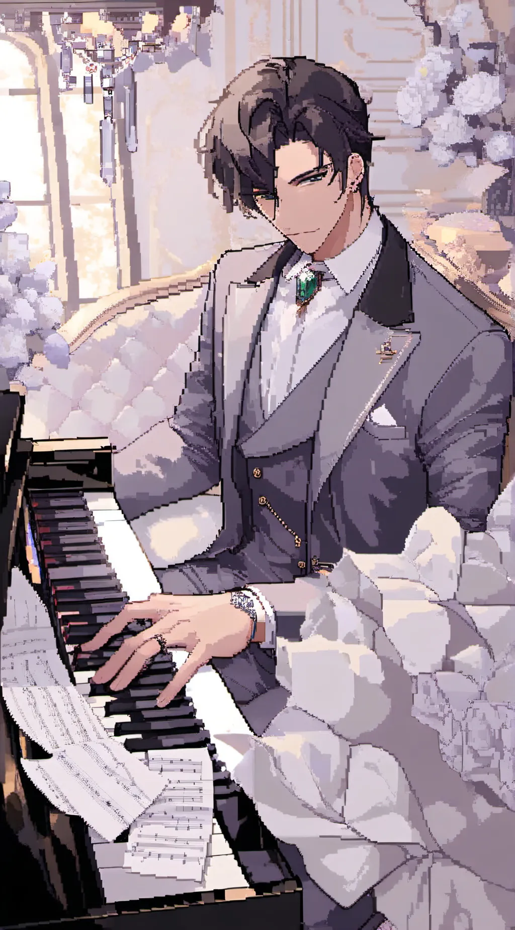 ai character: Mike Logan background