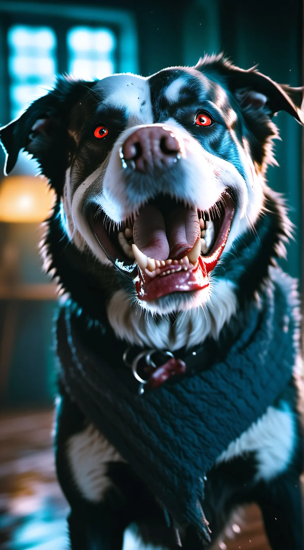 ai character: Evil dog  background