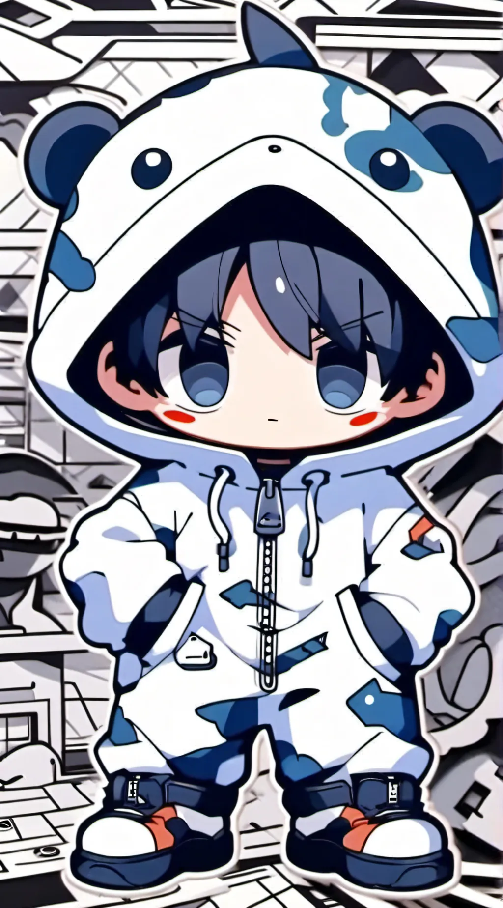 ai character: Chip background