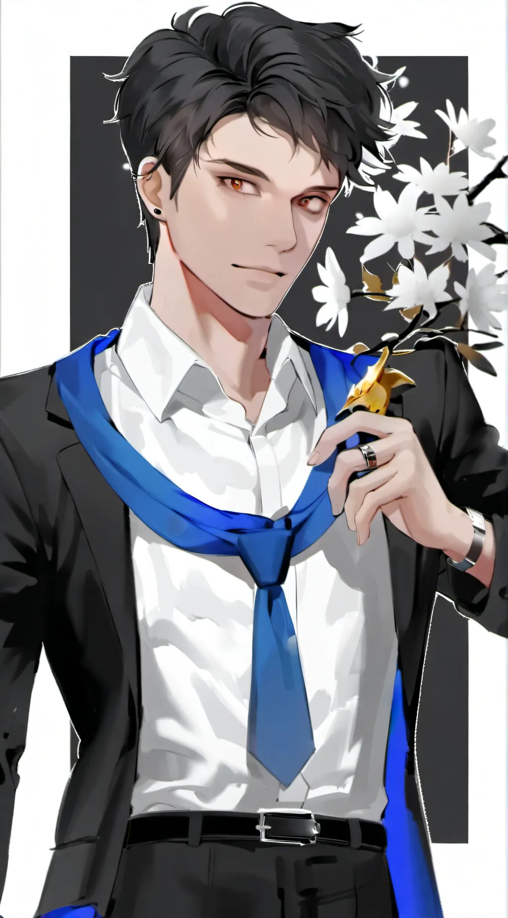 ai character: lida🩵💙🤓 background